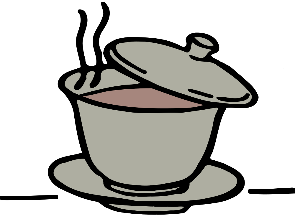 OnlineLabels Clip Art - Tea Cup - Colour